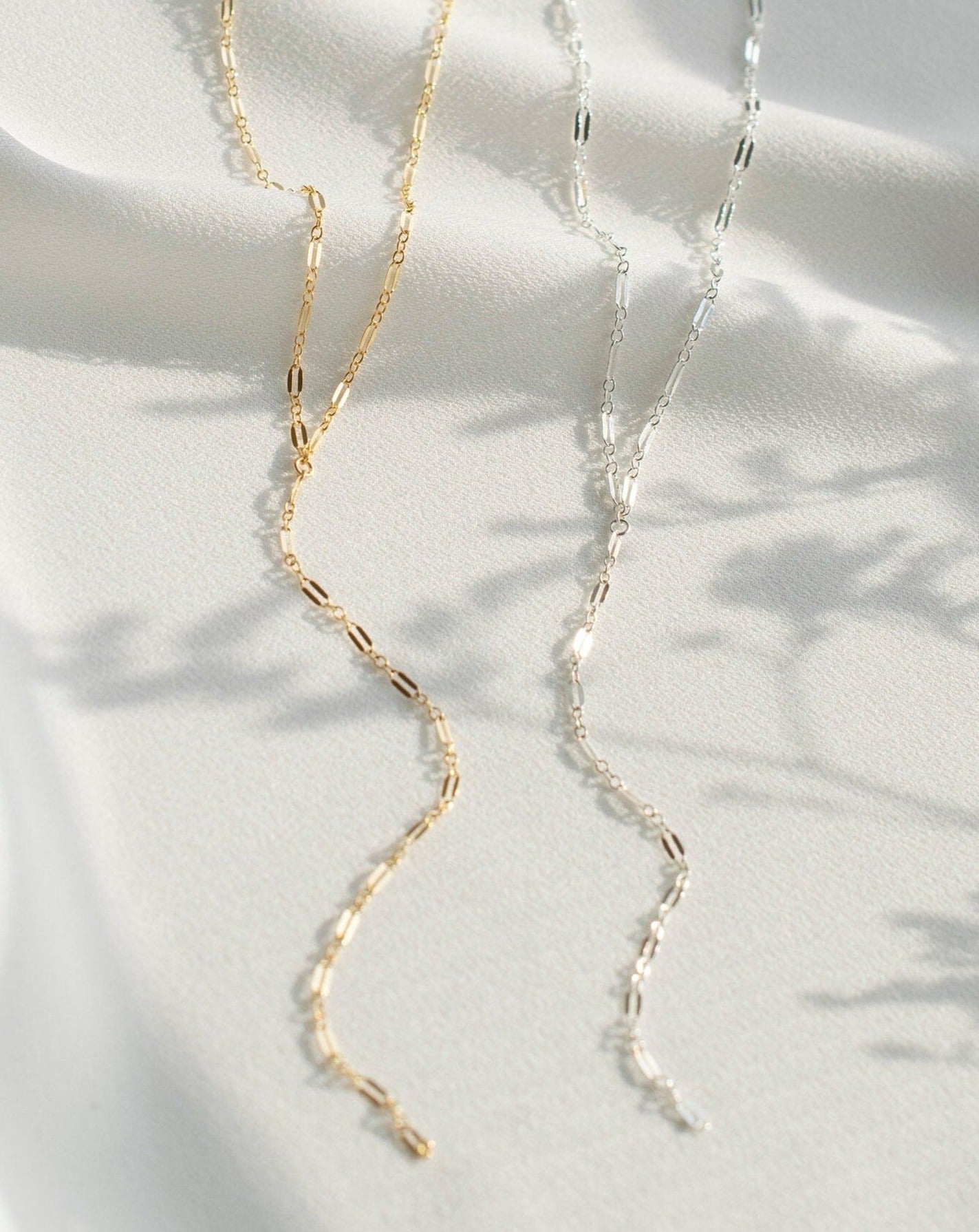 Sequin Lariat Necklace