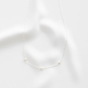 Pearl Station Necklace