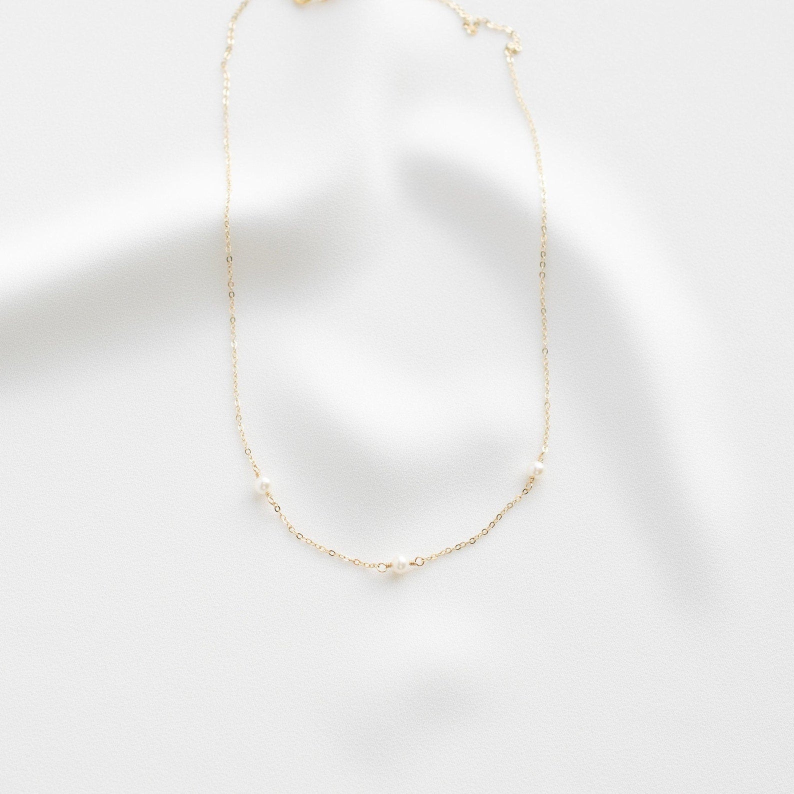 Pearl Station Necklace