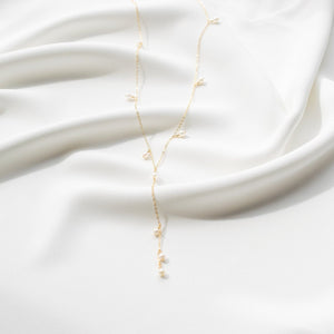 Pearl Lariat Necklace