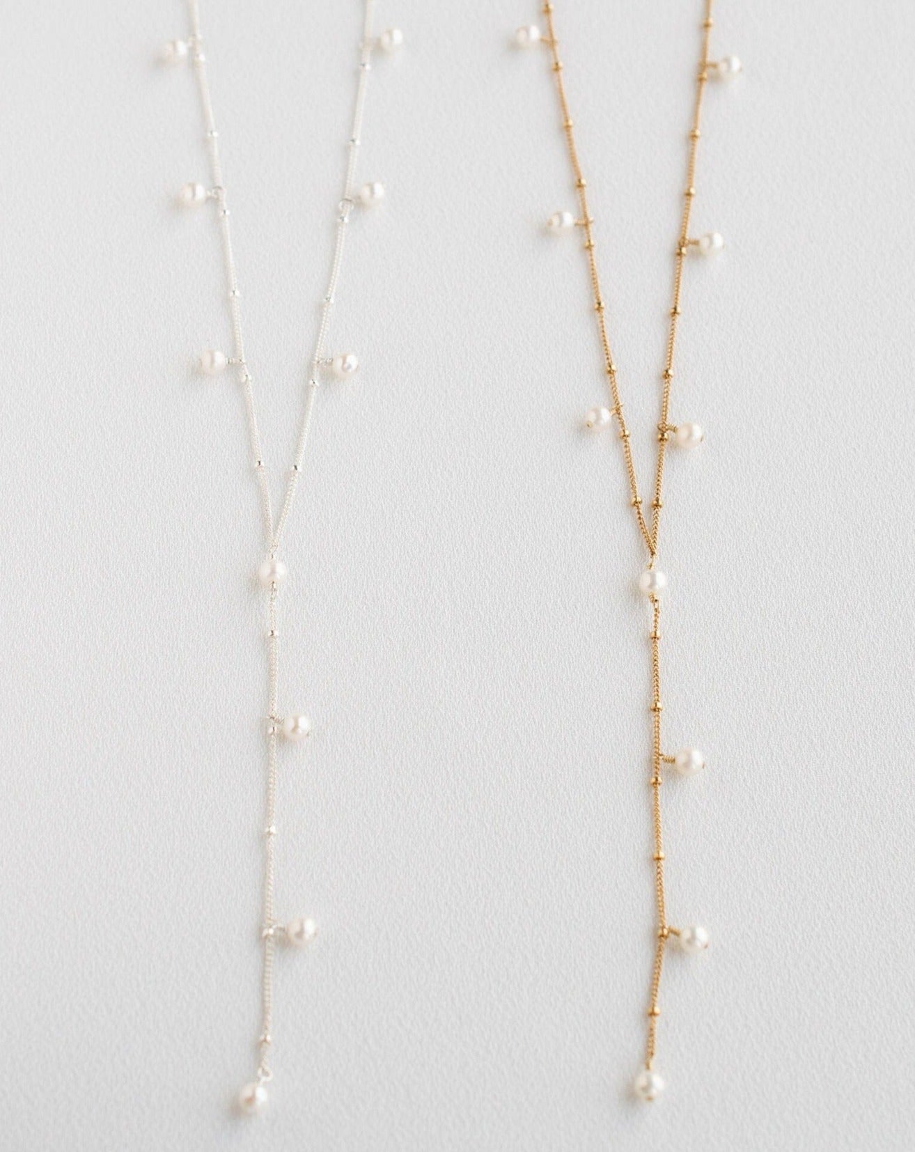 Pearl Lariat Necklace