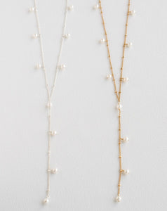 Pearl Lariat Necklace