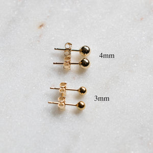 Ball Stud Earrings