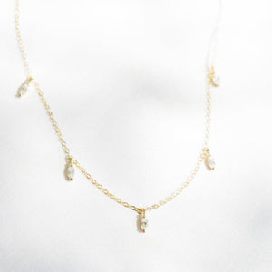 Marquise Station Necklace