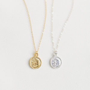 Sun and Moon Coin Necklace