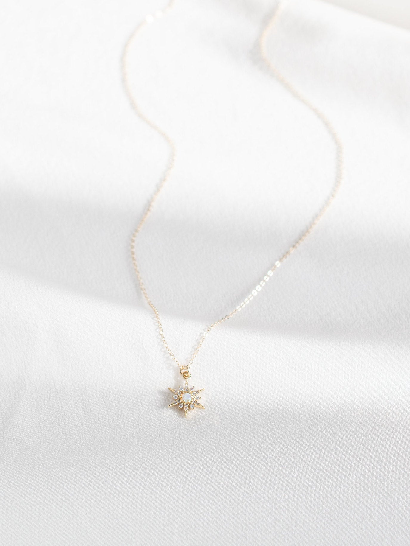 Opal North Star Necklace