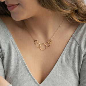 Interlocking Circle Necklace