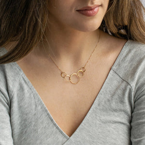 Interlocking Circle Necklace