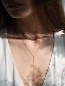 Lariat Bar Necklace